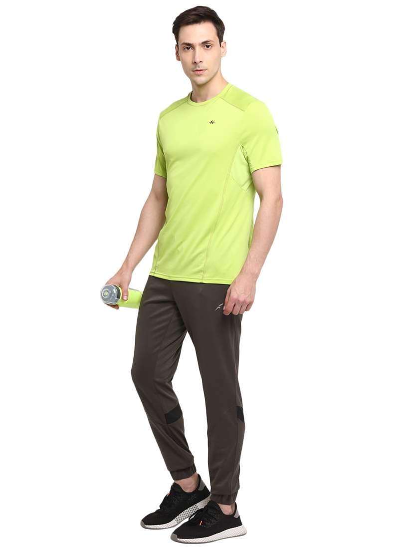 brown solid jogger - 17753319 - Standard Image - 3
