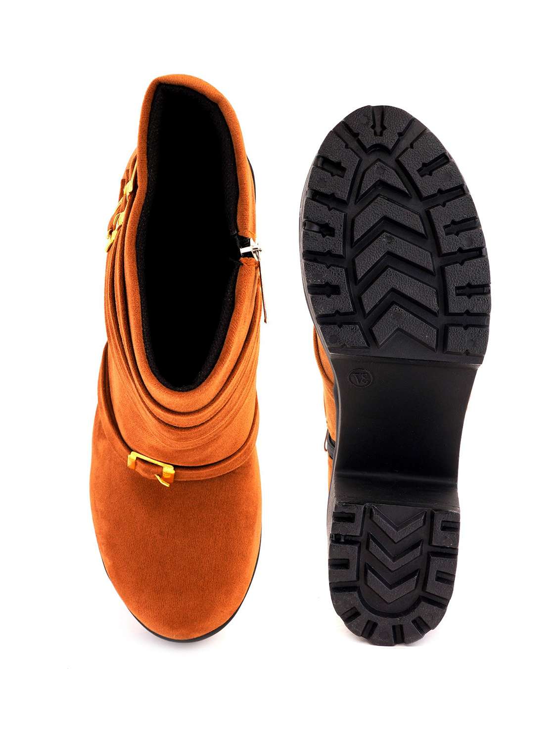 tan suede ankle  boots - 17754124 -  Standard Image - 3