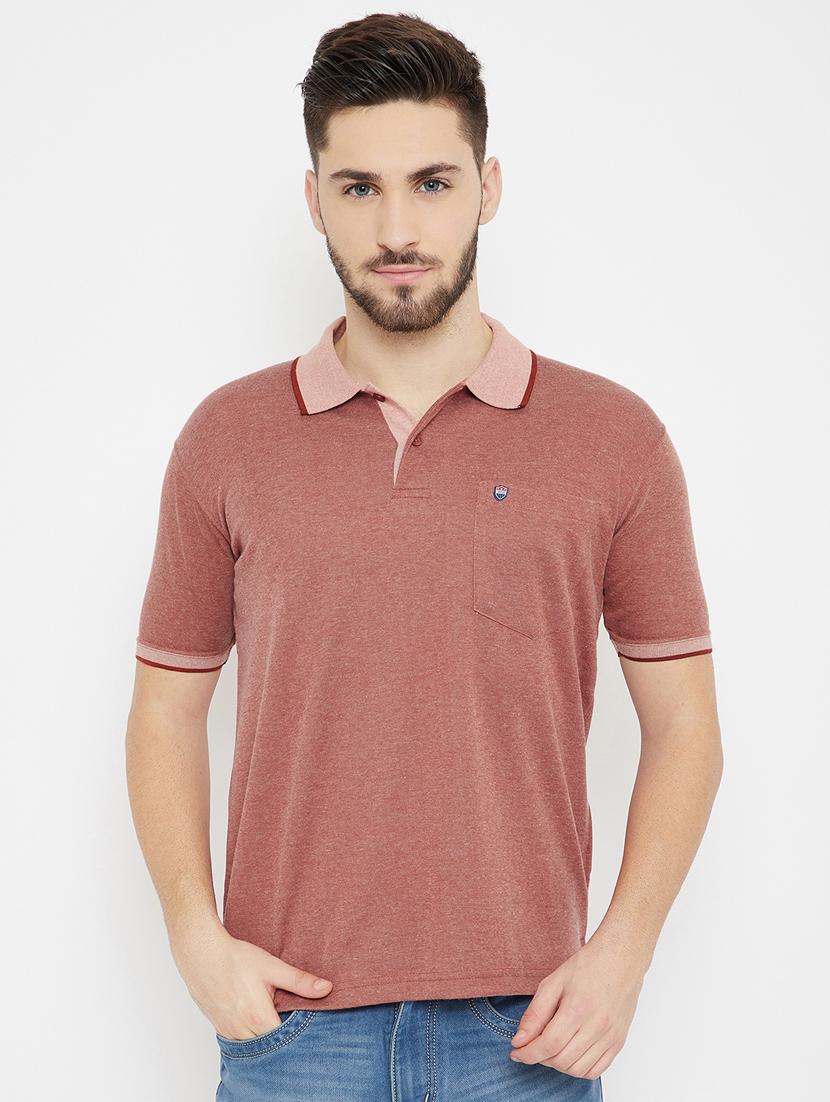 red solid polo t-shirt  - 17754359 -  Zoom Image - 0