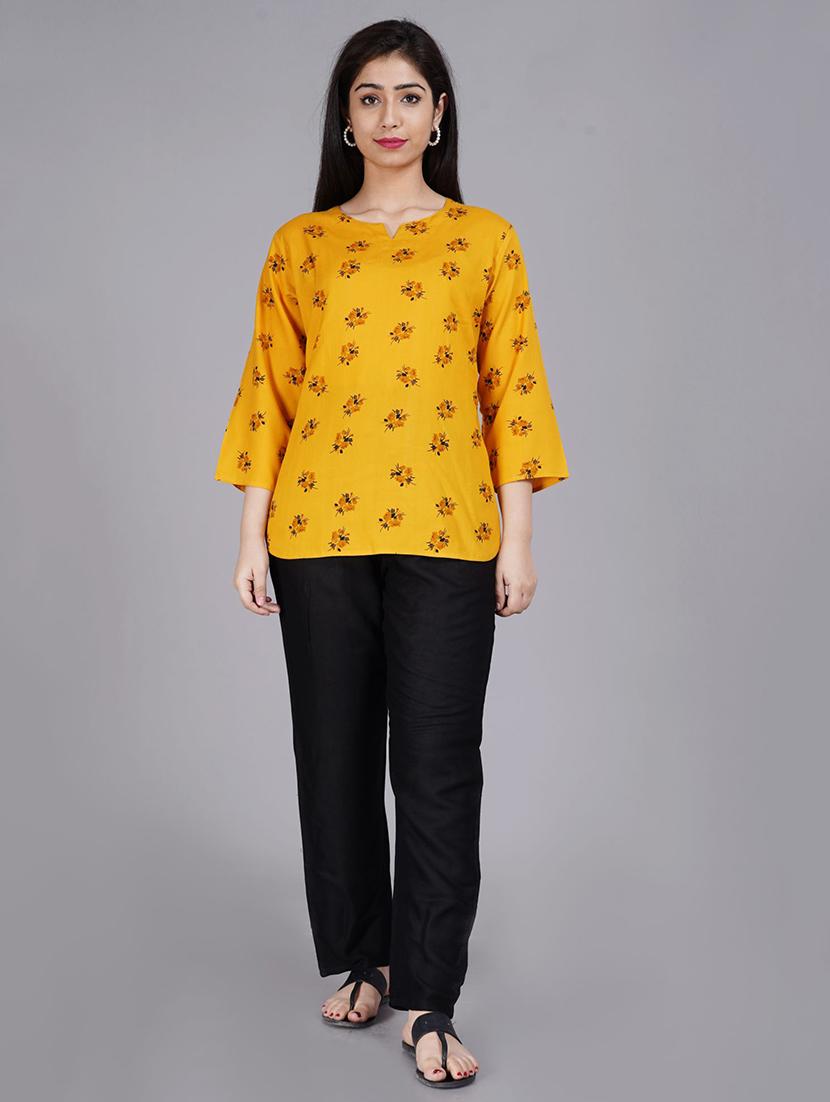 floral top with pajama nightwear set - 17755487 - Zoom Image - 0
