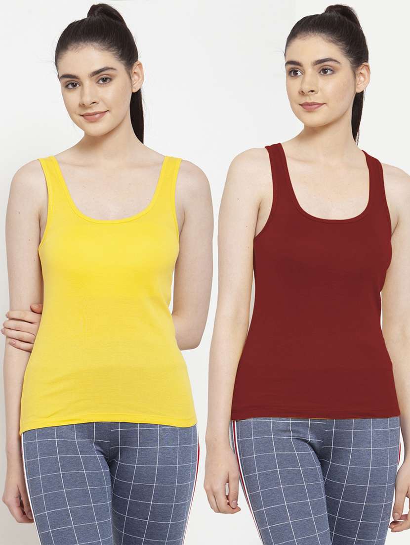 pack of 2 solid camisole