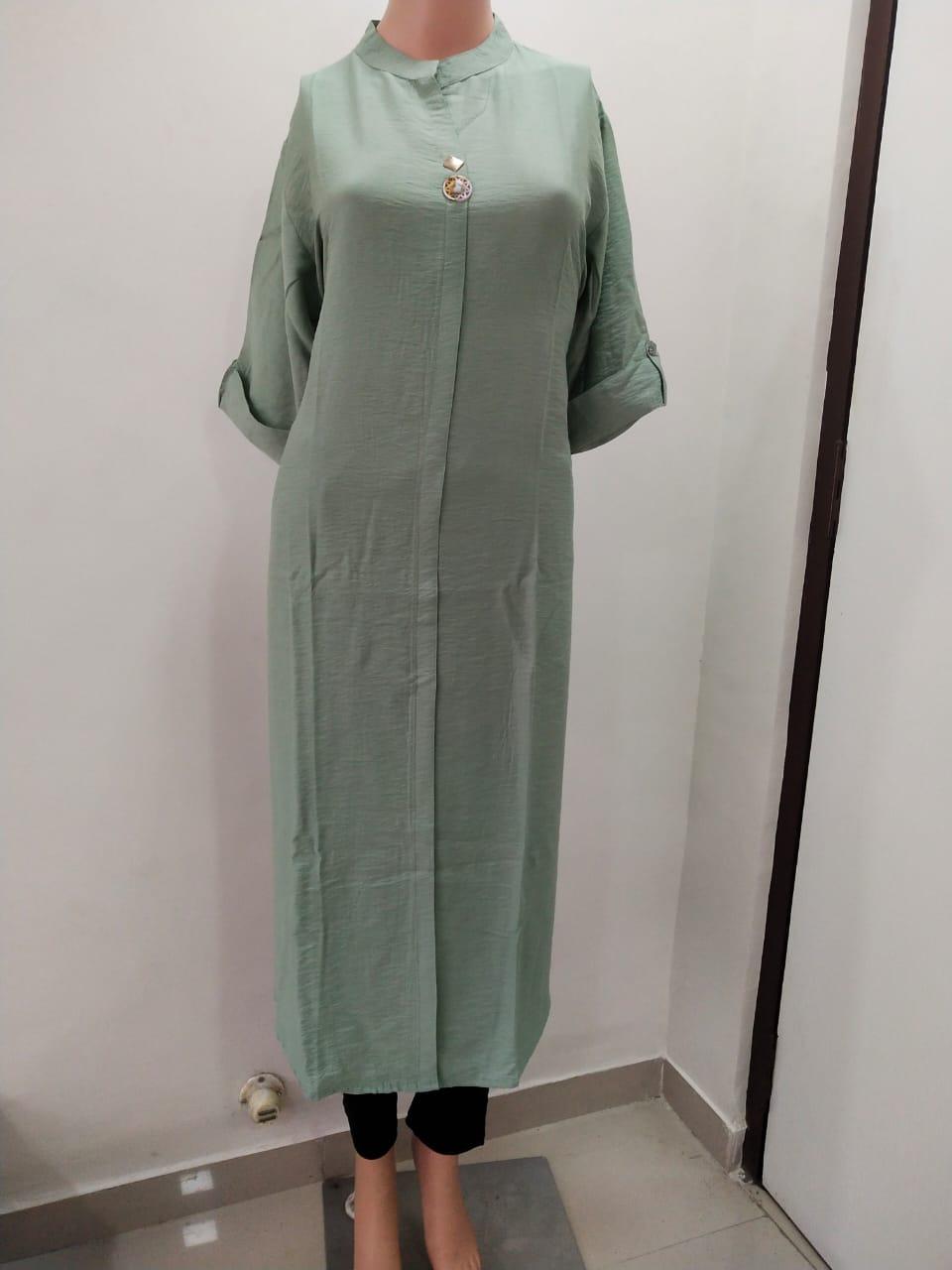 the kurtis, cotton straight kurta  (pista green)  - 17756030 -  Zoom Image - 0