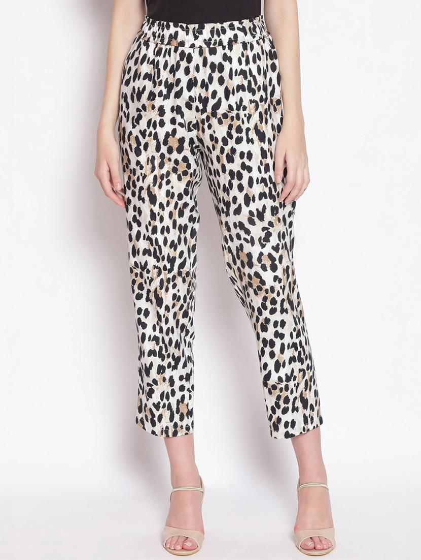 animal print crop pants  - 17756139 -  Zoom Image - 0