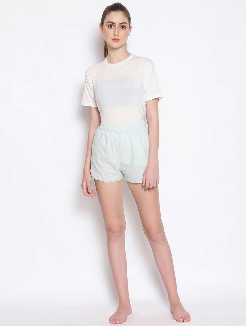 green cotton short - 17756156 -  Standard Image - 3
