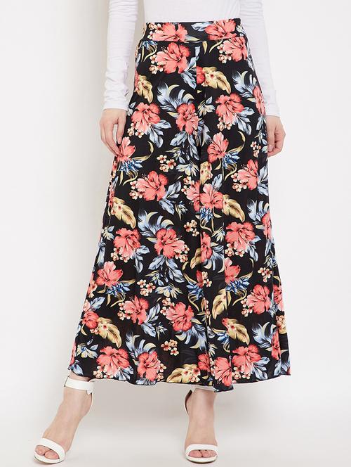 high rise floral flared palazzo  - 17757917 -  Standard Image - 0