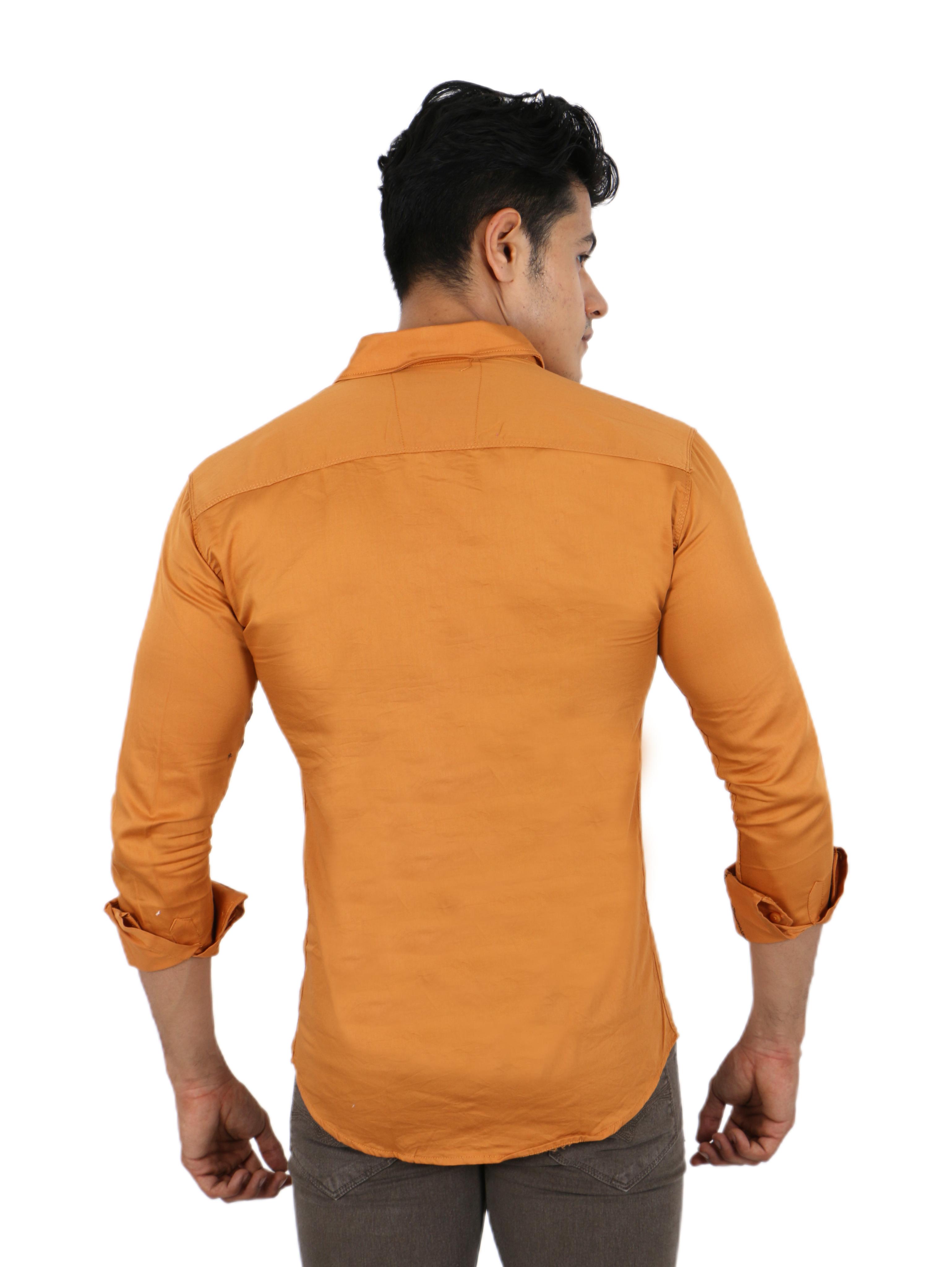 slimfit mens casual shirt - 17758364 - Standard Image - 3