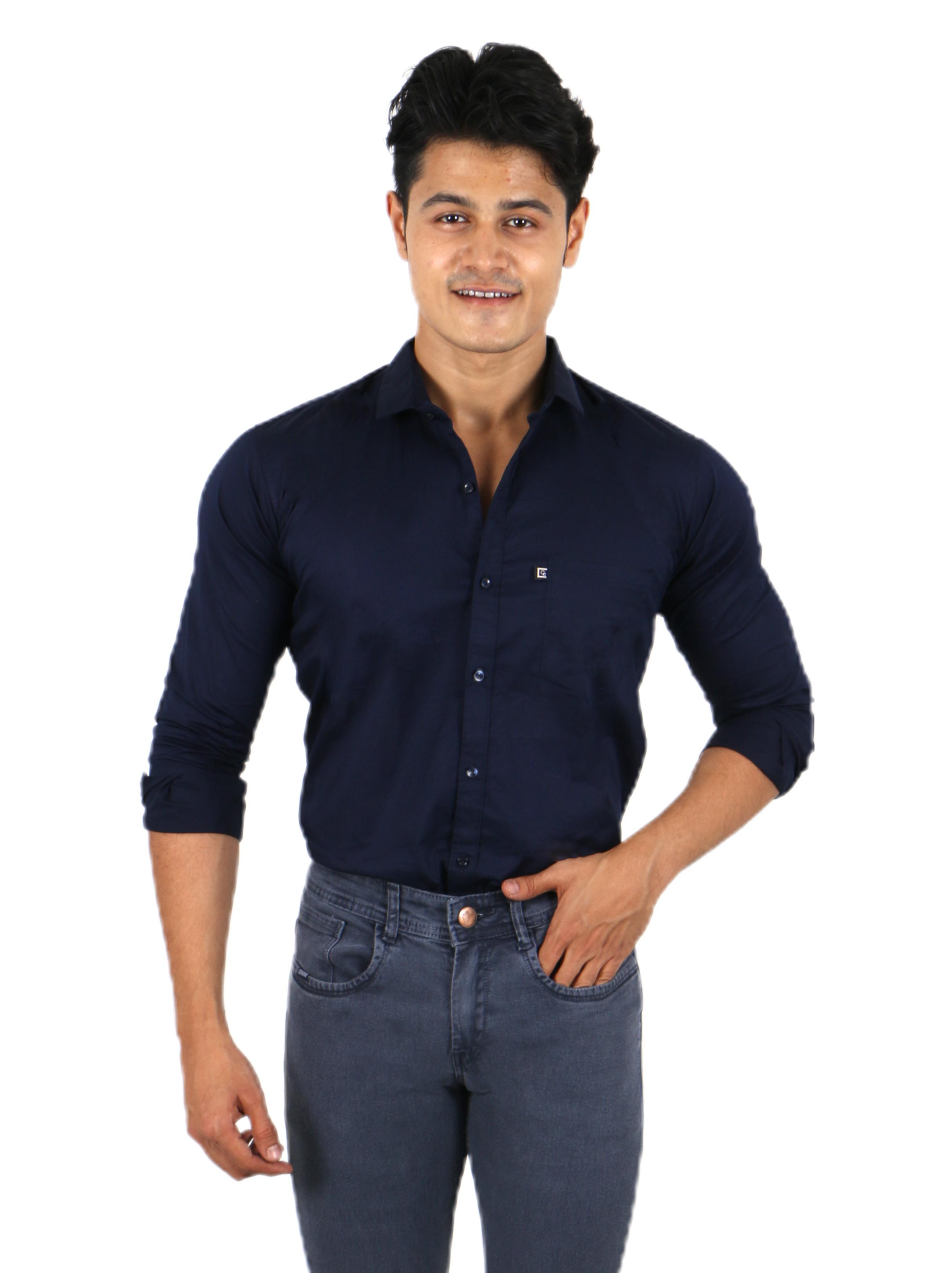 slimfit mens casual shirt - 17758365 - Zoom Image - 0