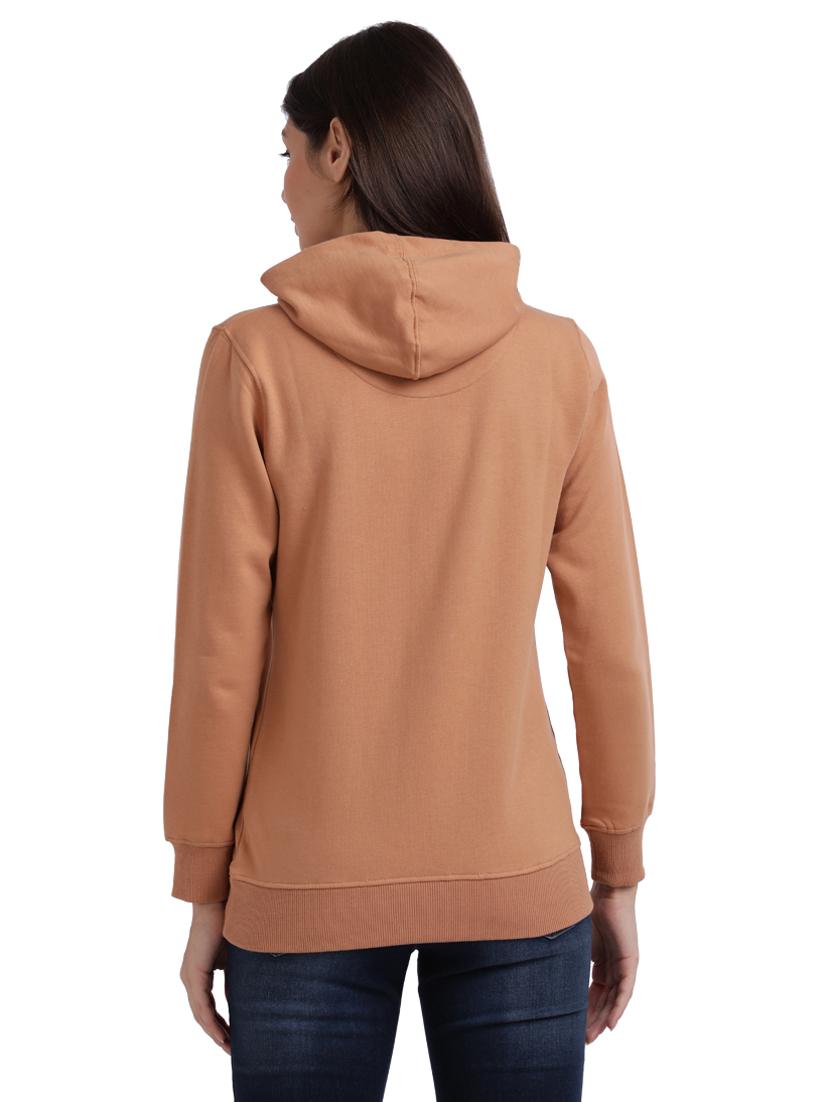 hooded neck floral sweatshirt - 17759382 - Standard Image - 3