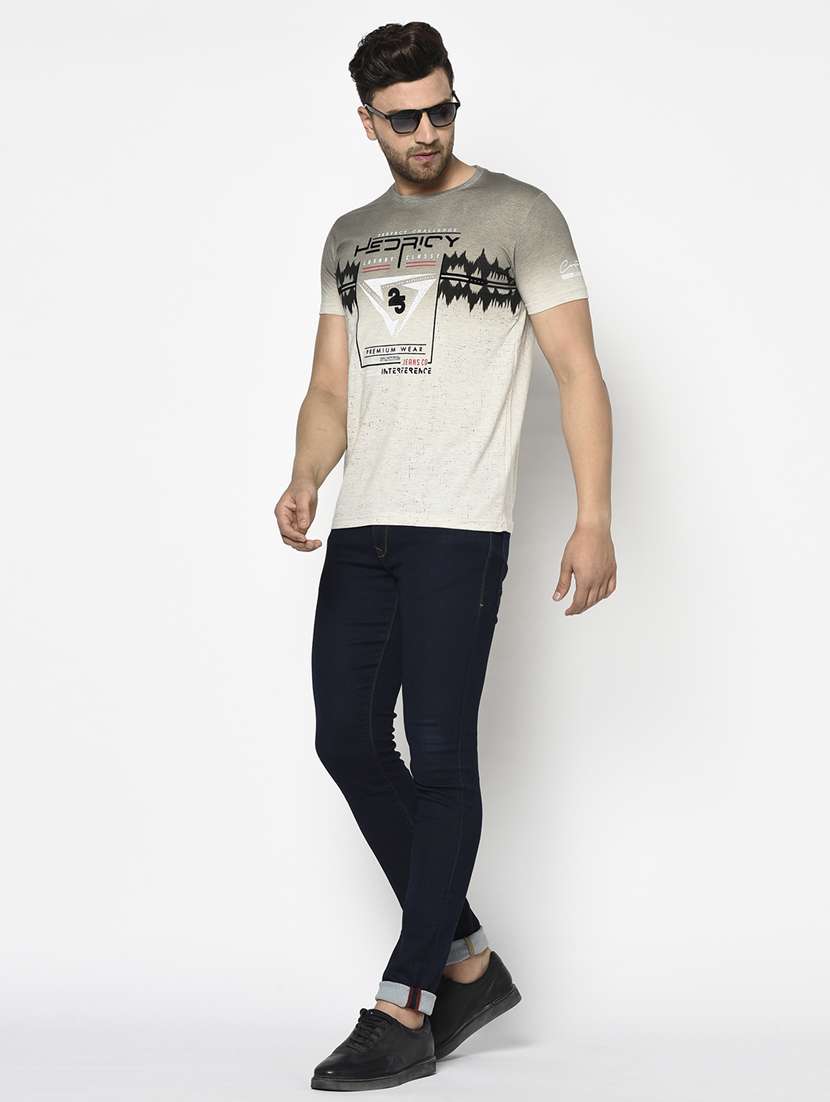 grey printed t-shirt - 17760009 - Standard Image - 3