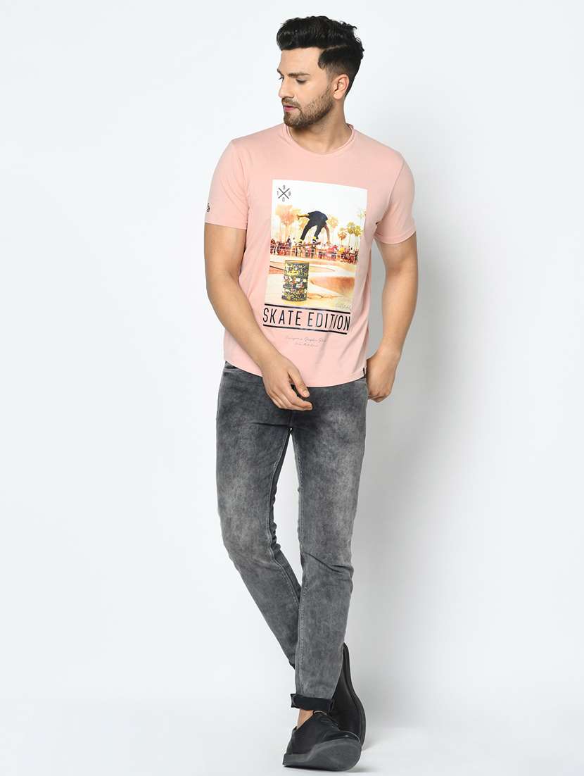 pink printed t-shirt - 17760041 -  Standard Image - 3