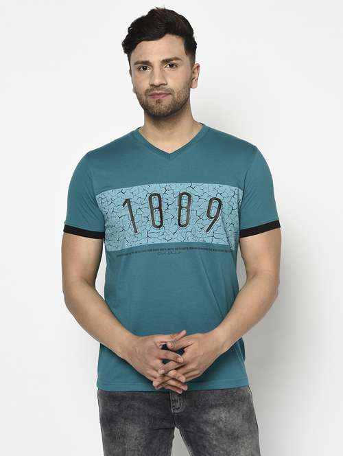 green printed t-shirt - 17760060 -  Standard Image - 0