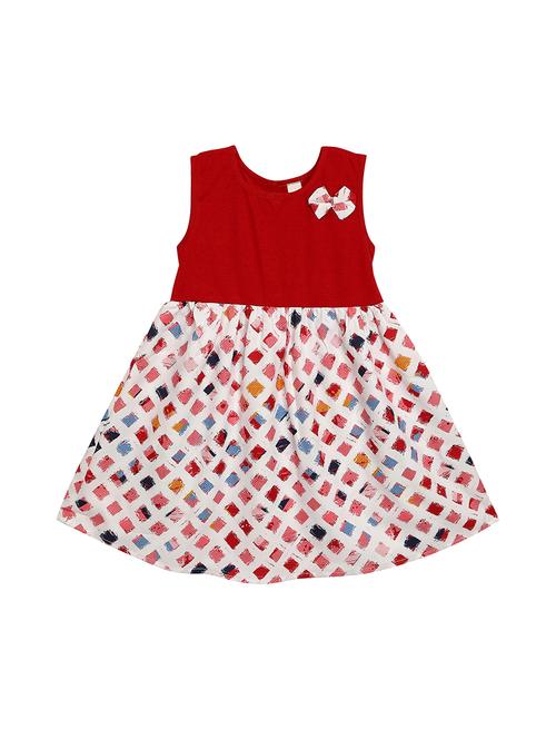 girls round neck sleeveless frock - 17760122 - Standard Image - 0