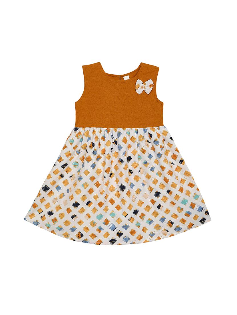 girls round neck sleeveless frock - 17760125 -  Zoom Image - 0