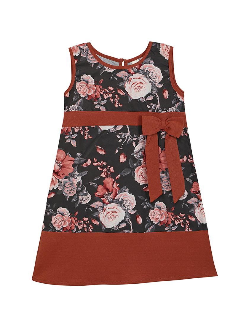 girls round neck sleeveless frock - 17760132 - Zoom Image - 0