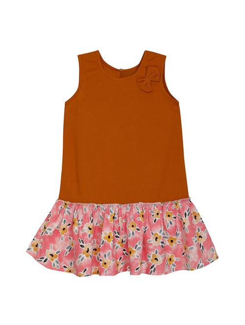 girls round neck sleeveless frock - 17760141 - Standard Image - 0