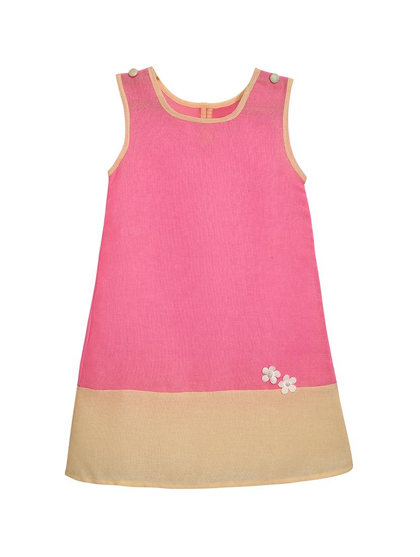 girls round neck sleeveless frock - 17760148 - Zoom Image - 0