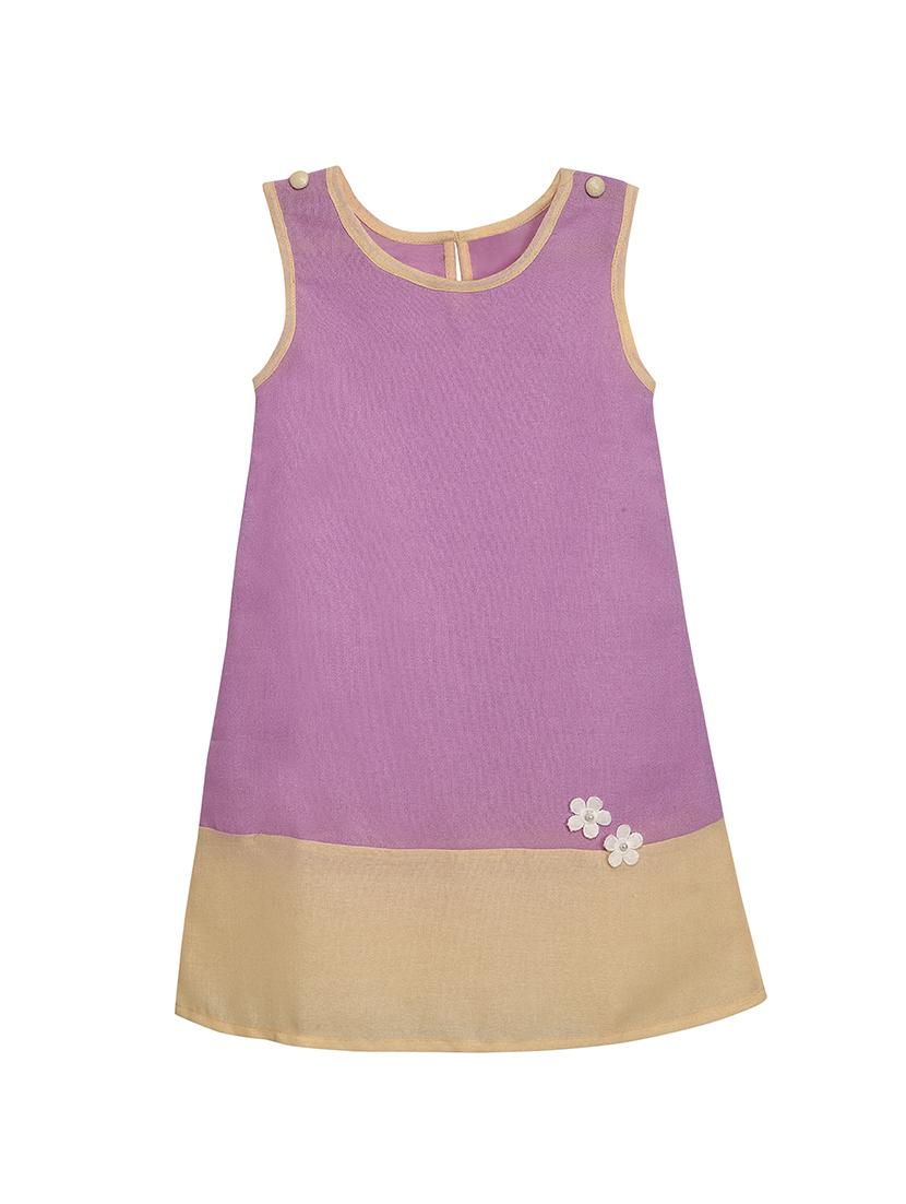 girls round neck sleeveless frock - 17760149 - Zoom Image - 0