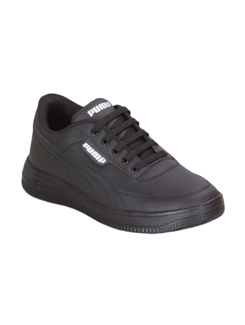 black synthetic lace up shoes - 17760497 -  Zoom Image - 0