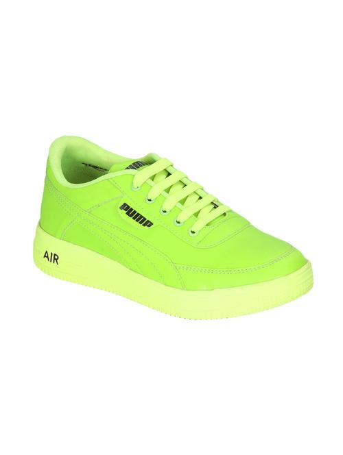 green synthetic lace up shoes - 17760500 - Standard Image - 0