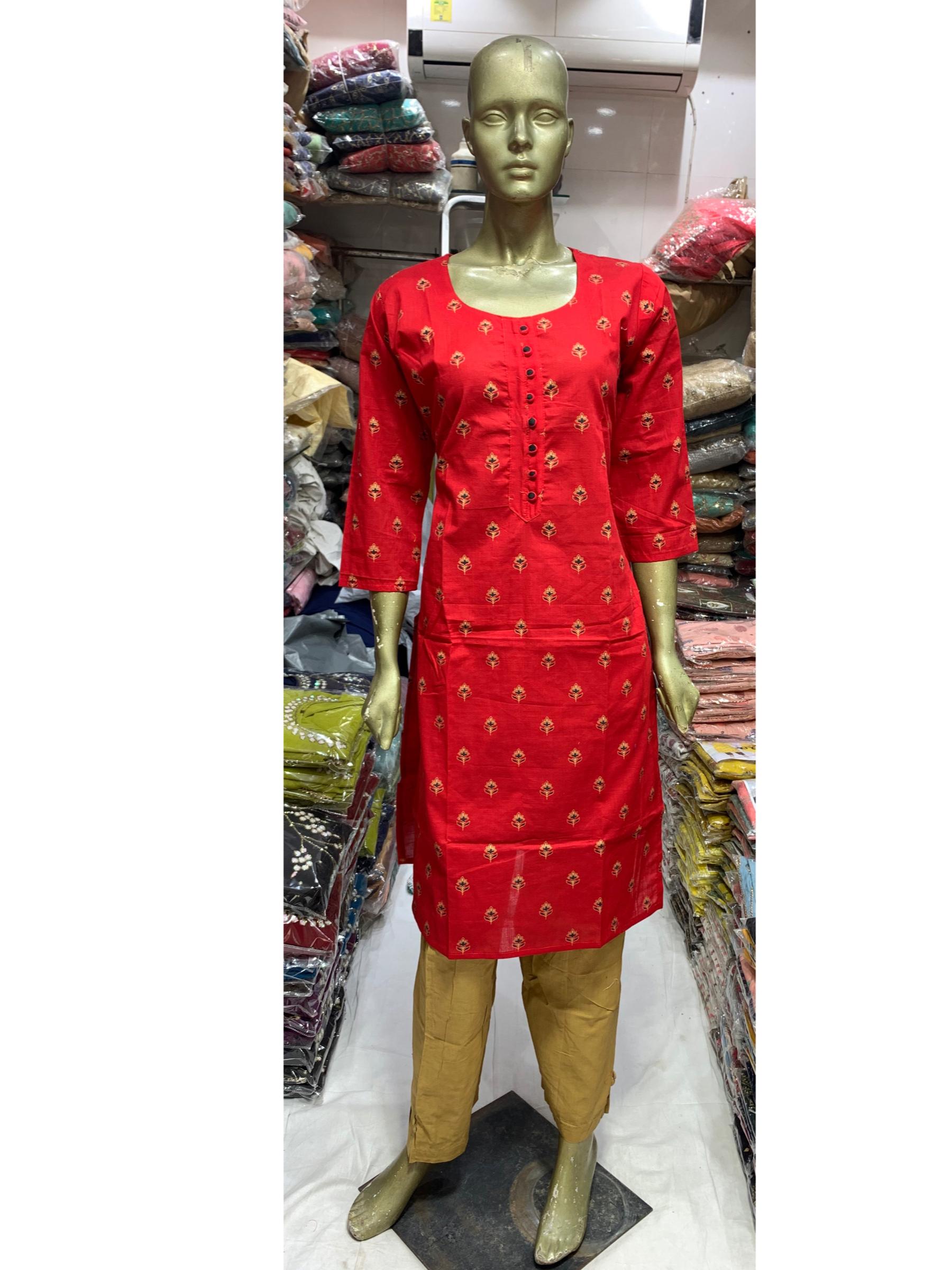 designer kurta set collar - round - 17761515 - Zoom Image - 0