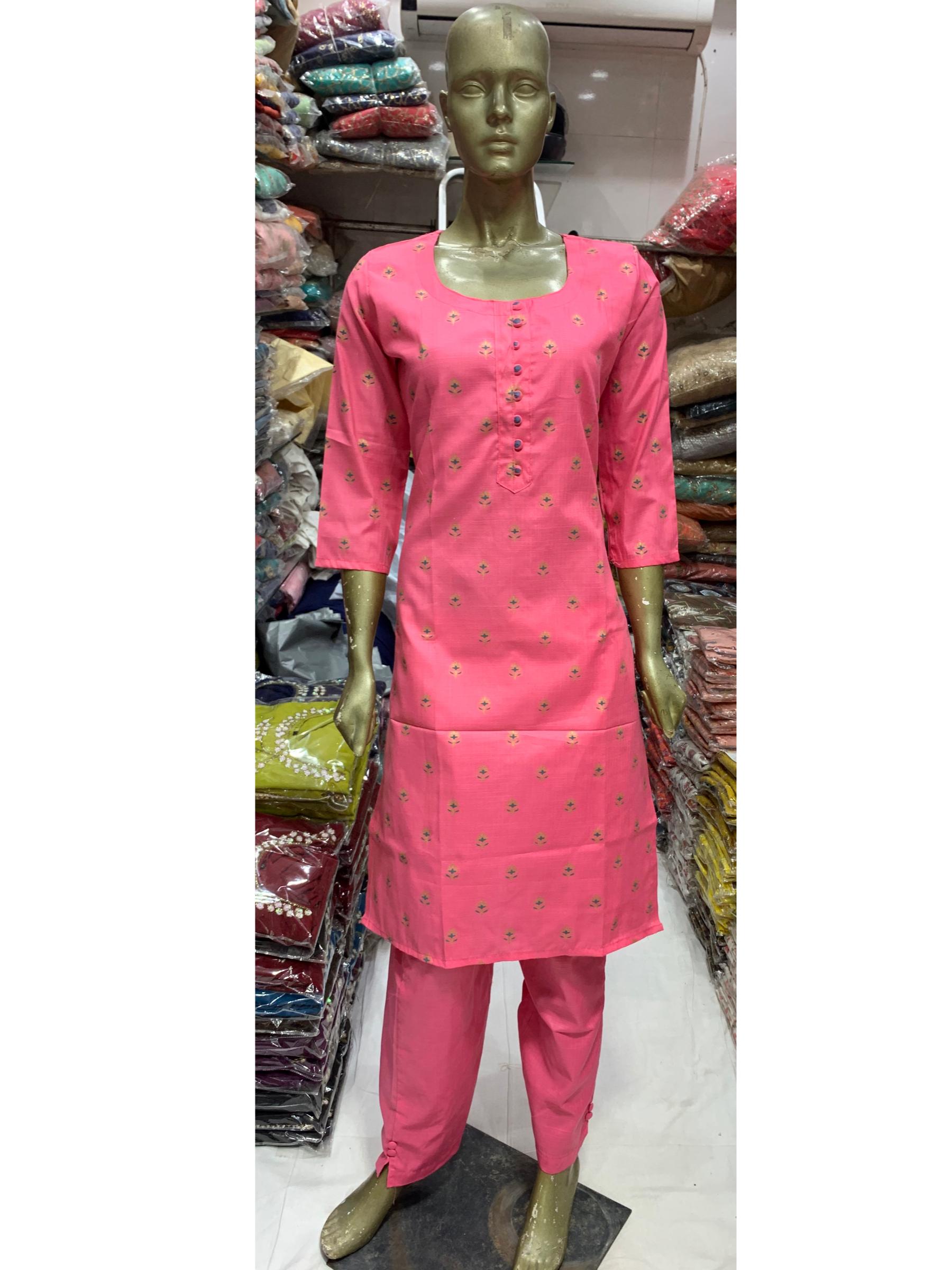 designer kurta set collar - round  - 17761518 -  Zoom Image - 0