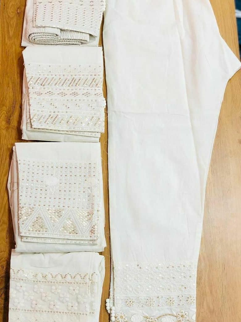 catalog:mal cotton sequence kurtis pants fabric:mal - 17761801 - Zoom Image - 0