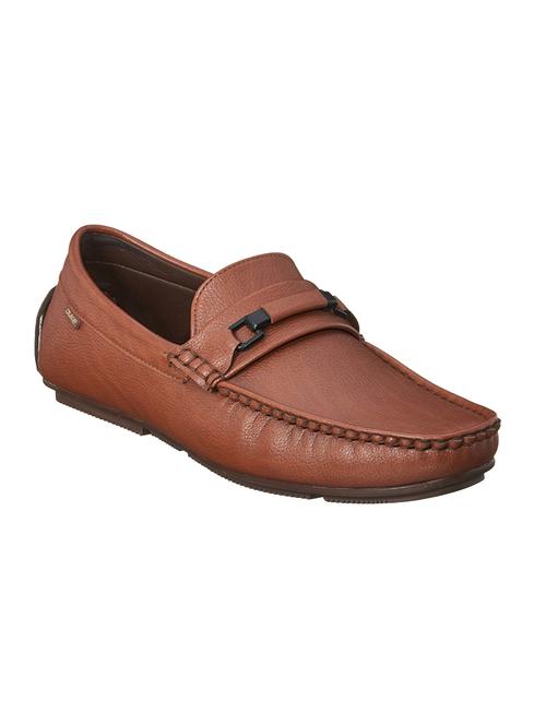 tan synthetic slip on loafers - 17762221 -  Standard Image - 0