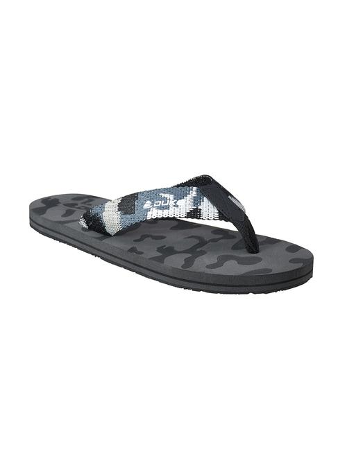 grey fabric slip on flip flops - 17762270 -  Standard Image - 0
