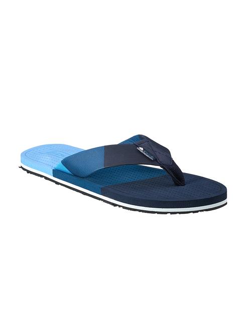 navy fabric slip on flip flops - 17762274 -  Standard Image - 0