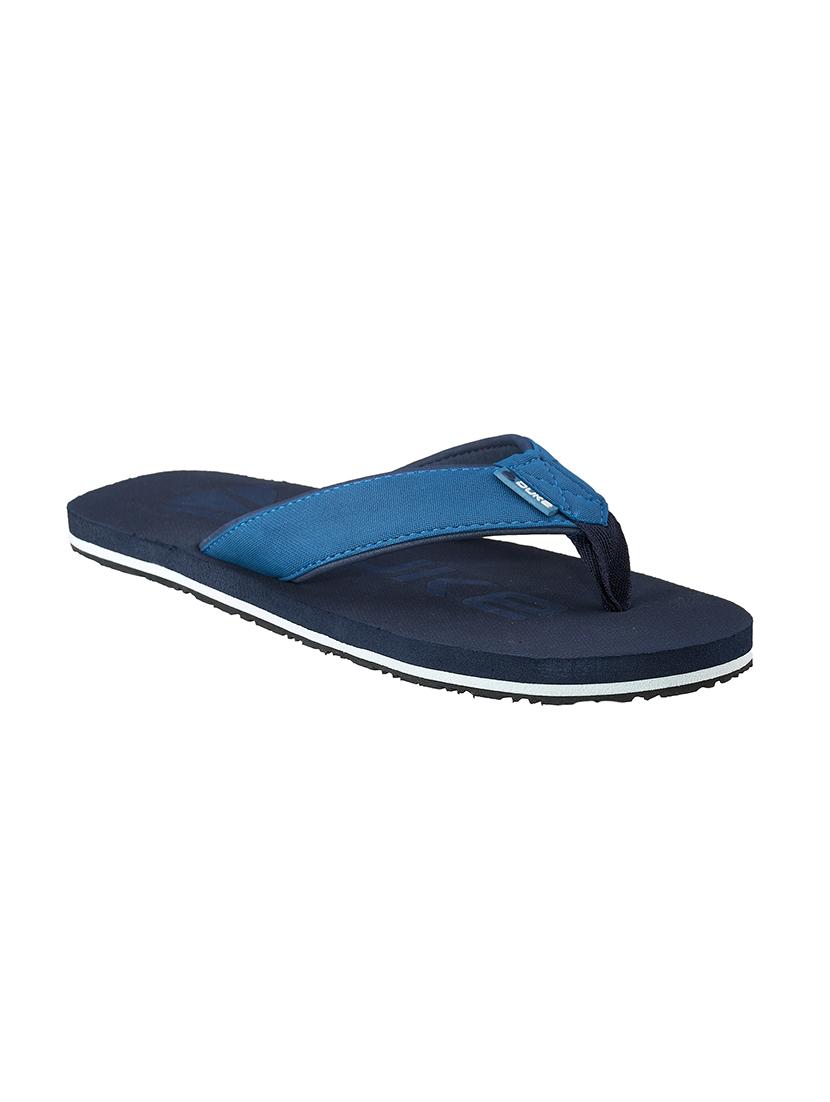 navy fabric slip on flip flops - 17762292 -  Zoom Image - 0