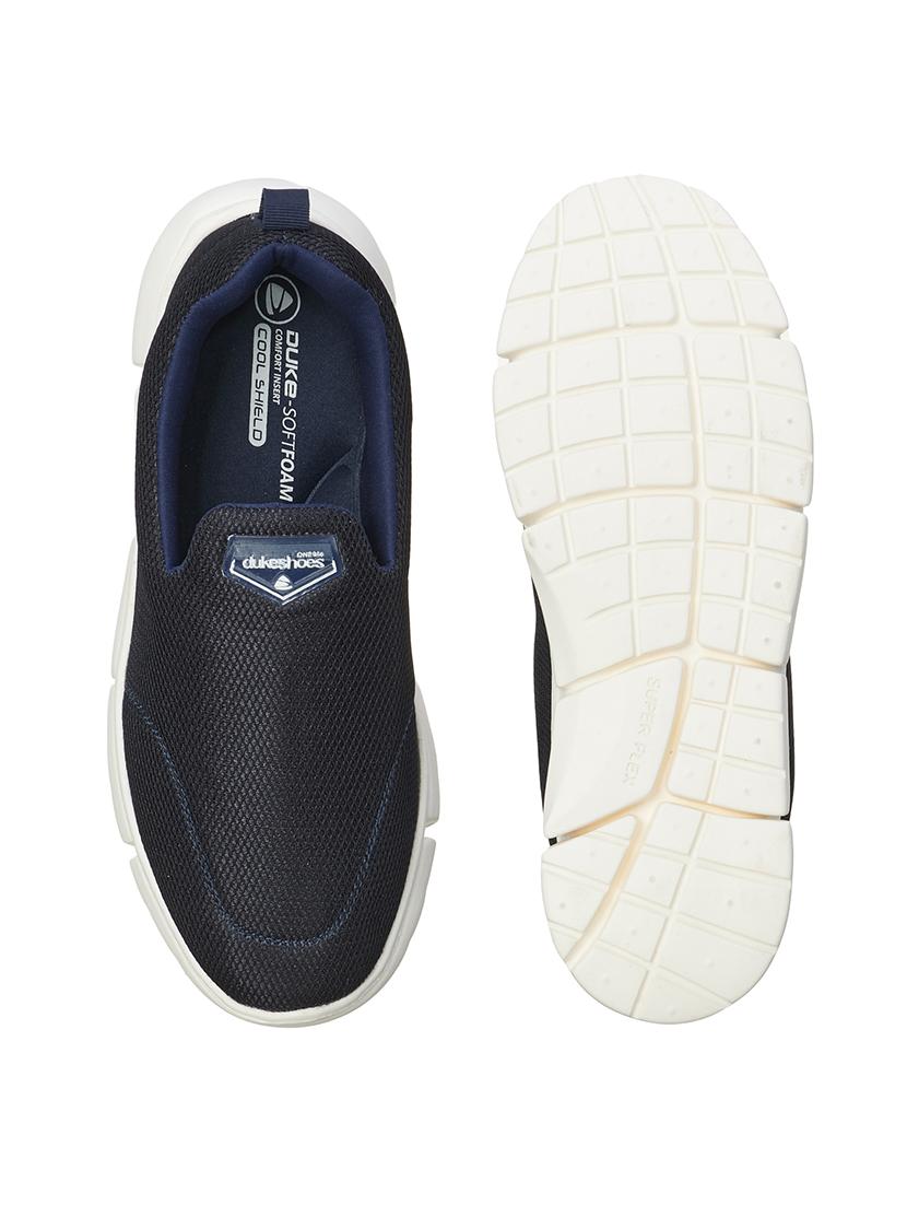 navy mesh sport shoes - 17762301 - Standard Image - 3