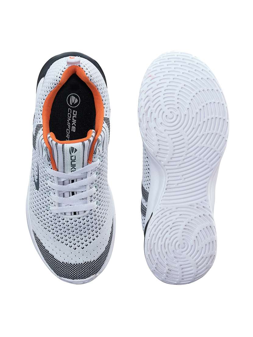 white fabric sport shoes - 17762309 -  Standard Image - 3