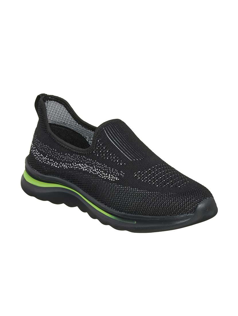 black fabric sport shoes - 17762310 -  Zoom Image - 0