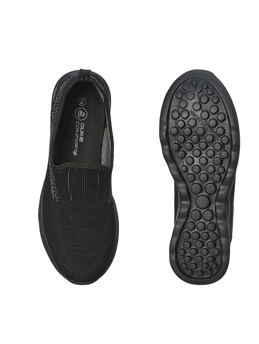 black fabric sport shoes - 17762310 - Standard Image - 3