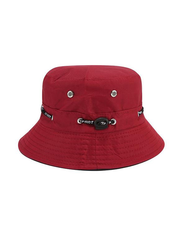 red cotton polyester blend sun hat - 17762323 - Zoom Image - 0
