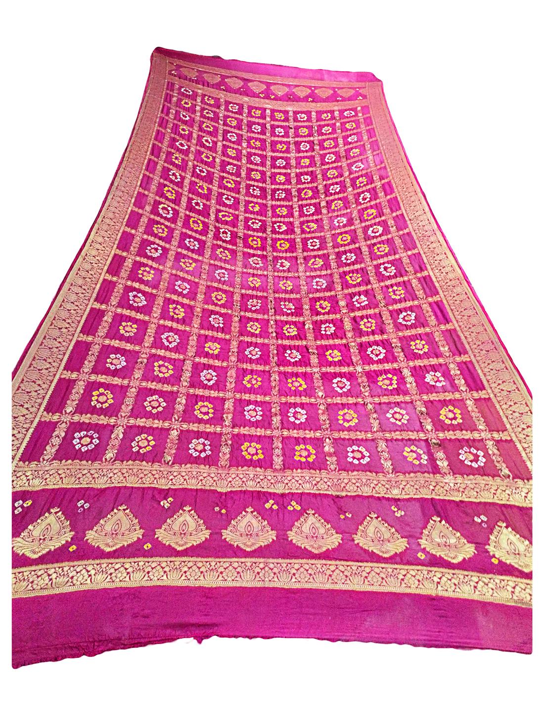 rajasthani traditional hand tie dye bandhej - 17762372 - Zoom Image - 0