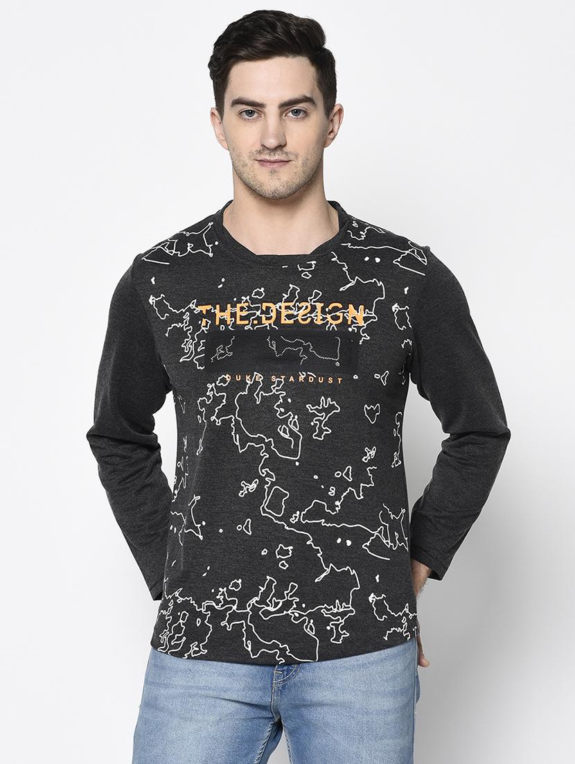 grey printed t-shirt - 17762456 - Zoom Image - 0