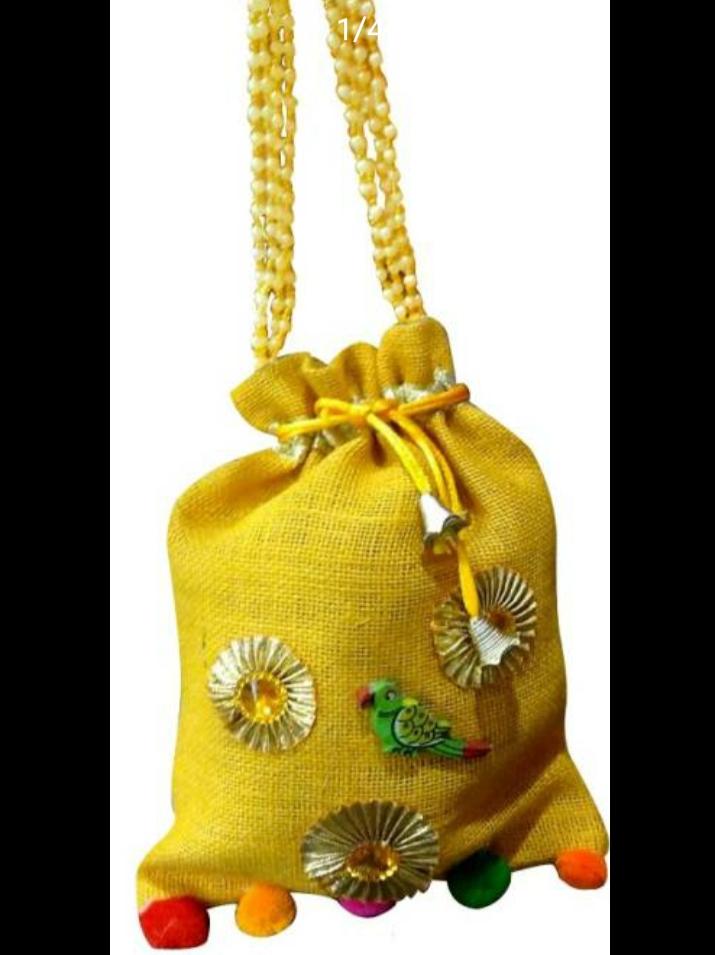 ethnic jute potlis for women  - 17762559 -  Zoom Image - 0
