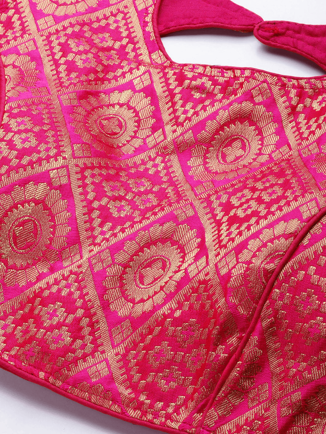 lahengha with padded blouse and zari - 17763113 - Standard Image - 3