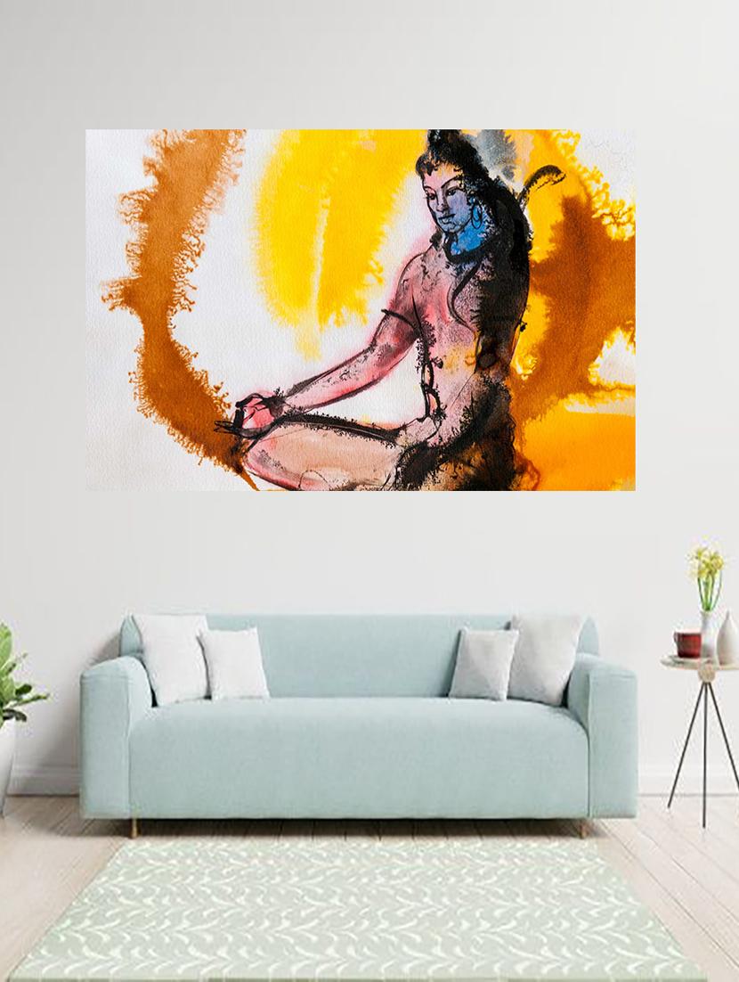 qth lord shiva wall sticker cum poster 30cm x 45cm - 17763542 - Zoom Image - 0
