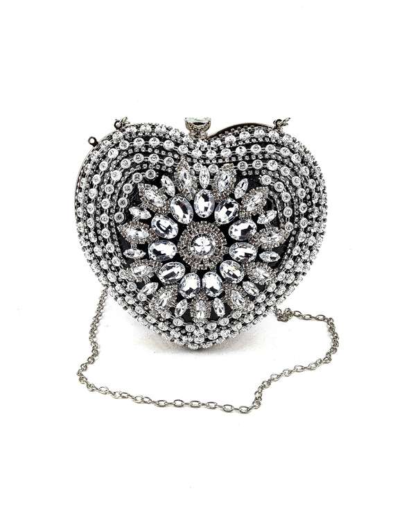 silver cotton regular clutch