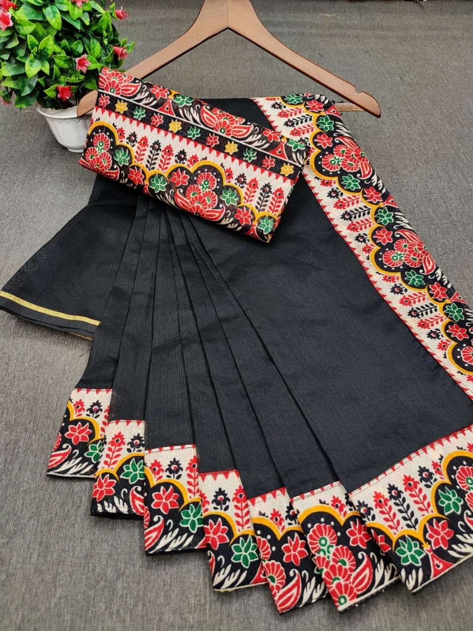 saree fabric : chanderi cotton saree  - 17764643 -  Zoom Image - 0