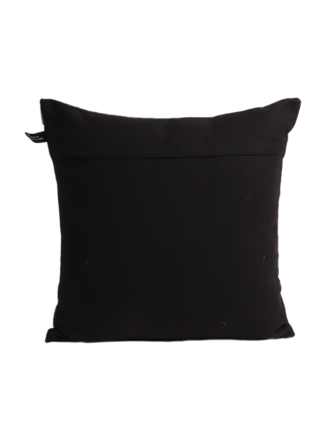 ambbi collections multicolour 100 % cotton 16x16 inch cushion cover, set of 1 - 17764666 - Standard Image - 3