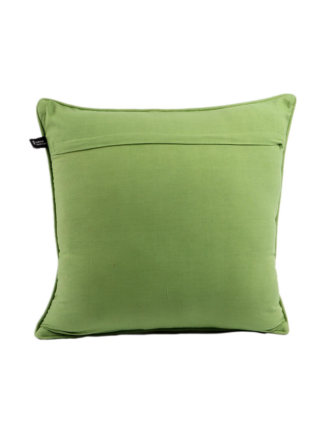ambbi collections multicolour 100 % cotton 16x16 inch cushion cover, set of 1 - 17764669 - Standard Image - 3
