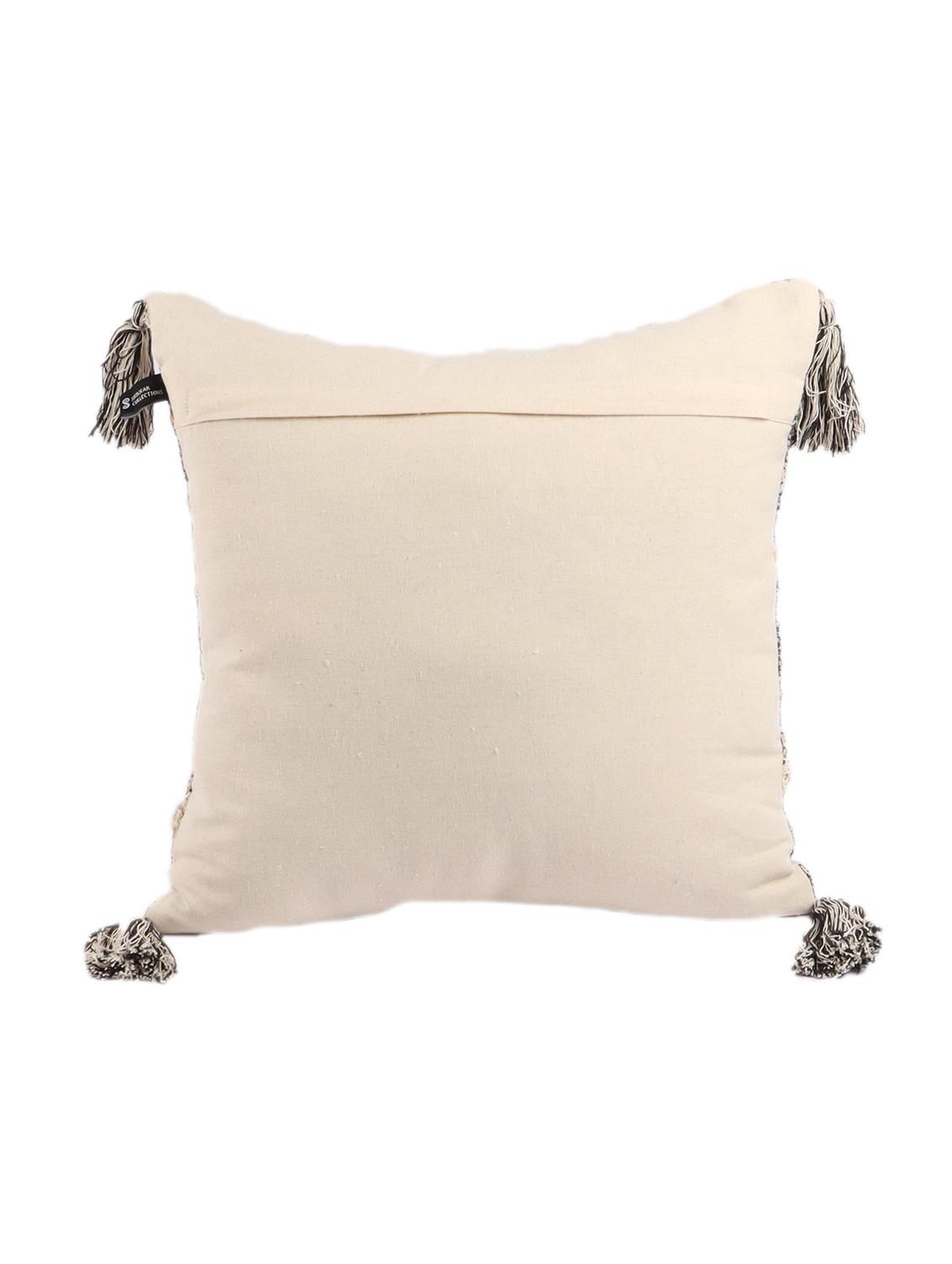 ambbi collections multicolour 100 % cotton 16x16 inch cushion cover, set of 1 - 17764672 - Standard Image - 3