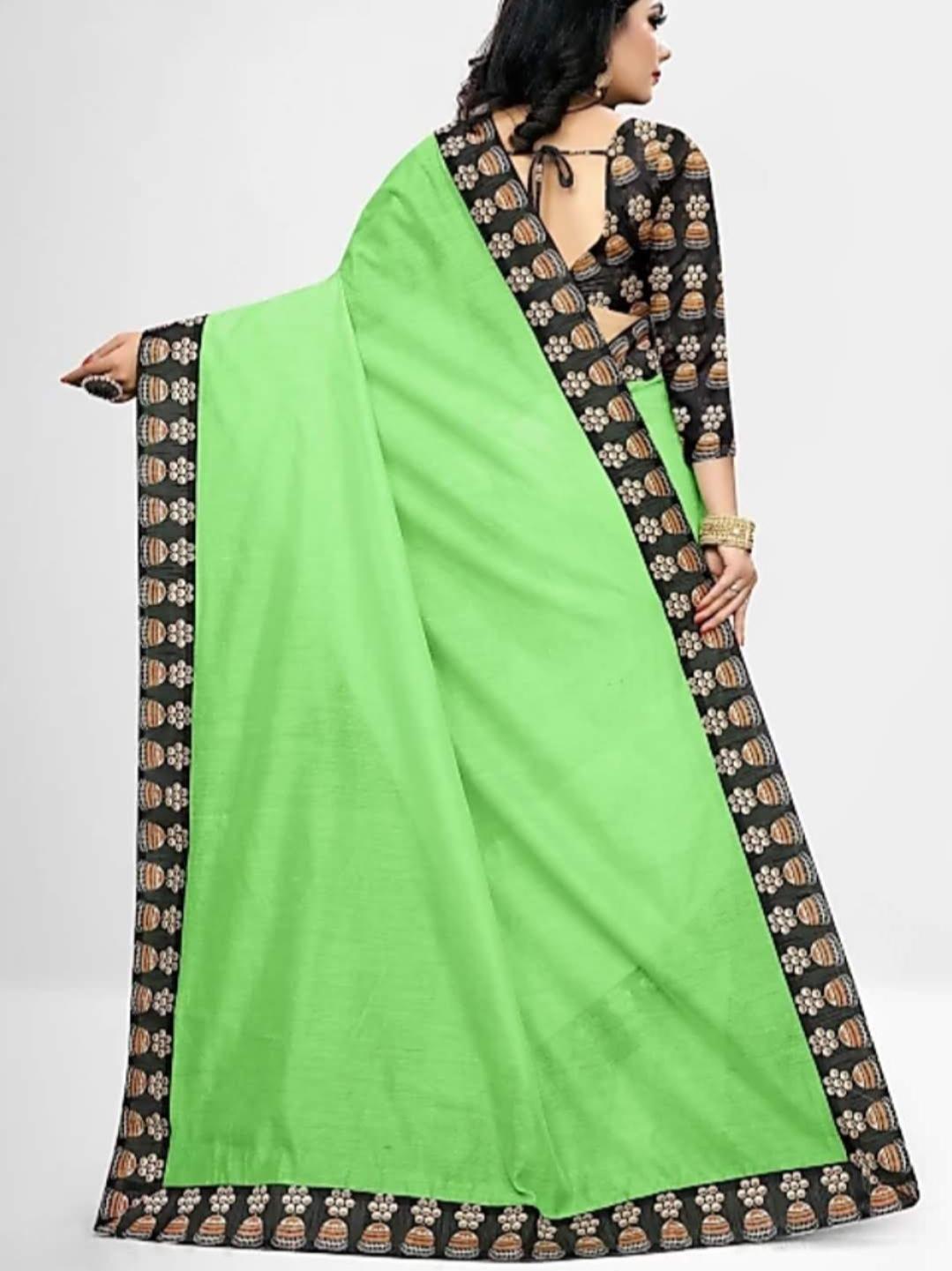 saree fabric: chanderi cotton blouse: separate - 17765279 - Standard Image - 3