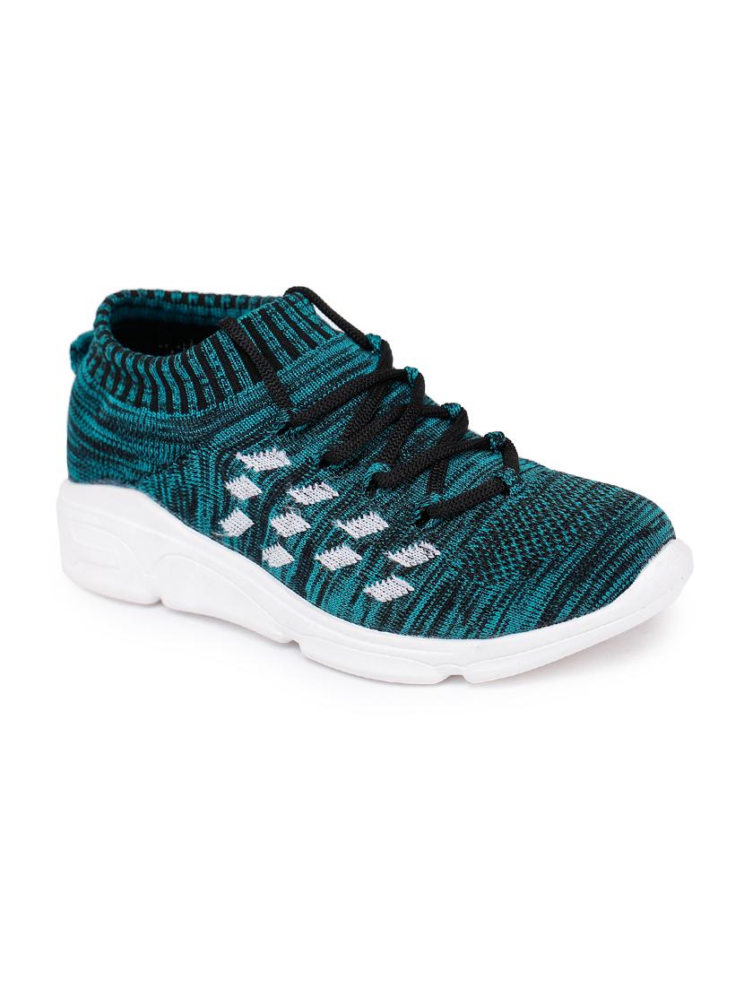 green fabric slip on sports shoes - 17765480 - Zoom Image - 0