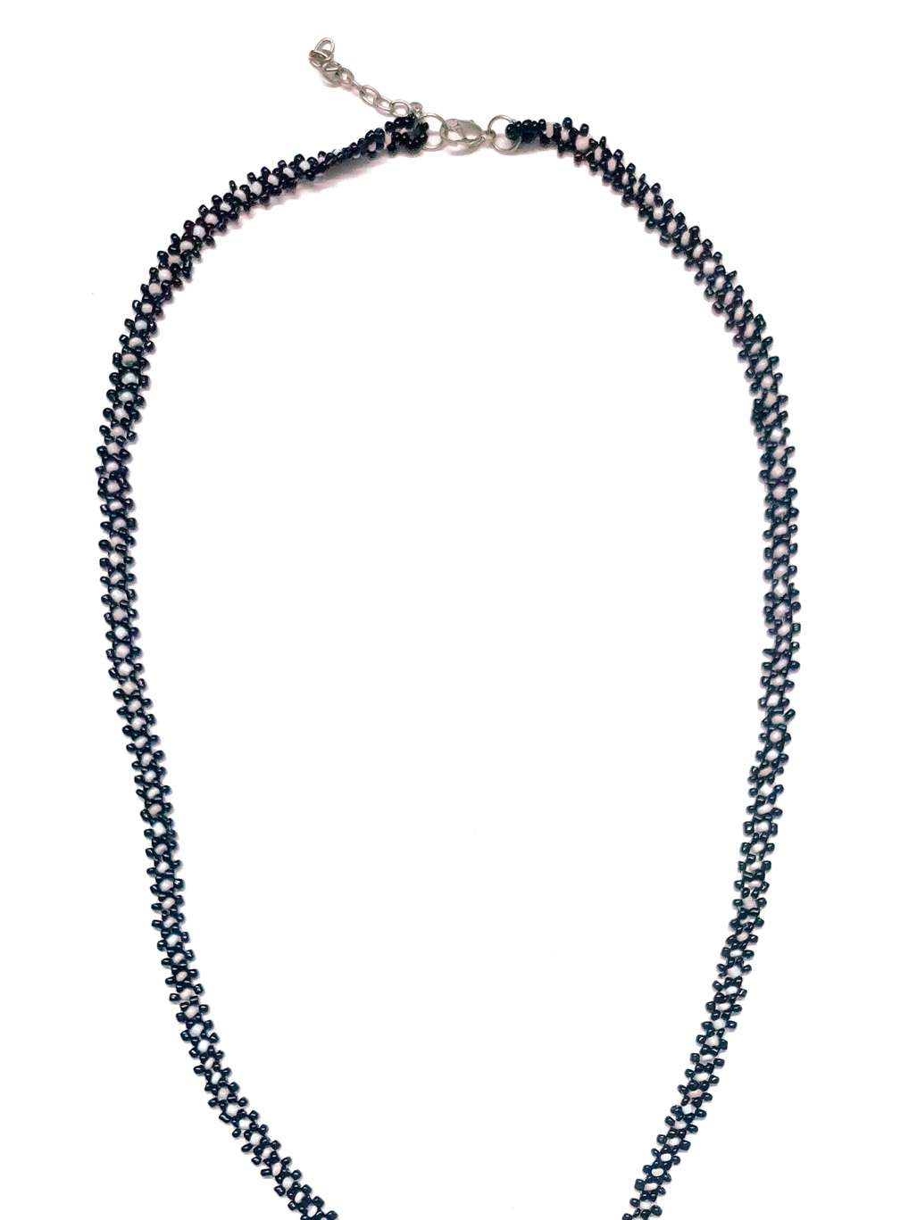 handmade glass seed beaded necklace  - 17765536 -  Zoom Image - 0