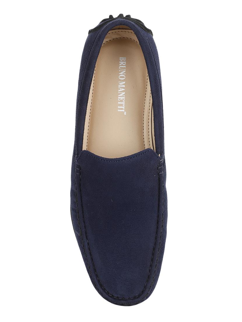 blue suede slip on loafers - 17765738 - Standard Image - 3