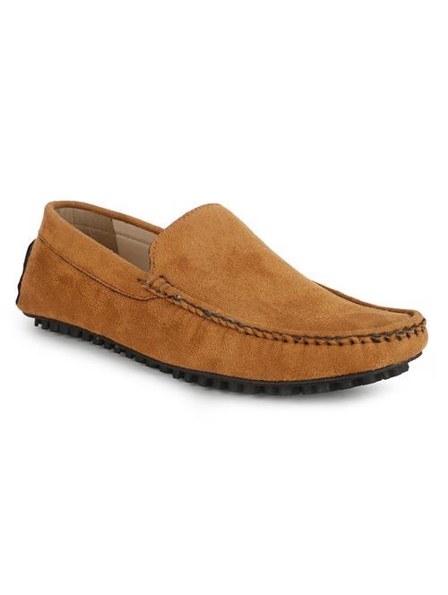 tan suede slip on loafers - 17765742 -  Standard Image - 0